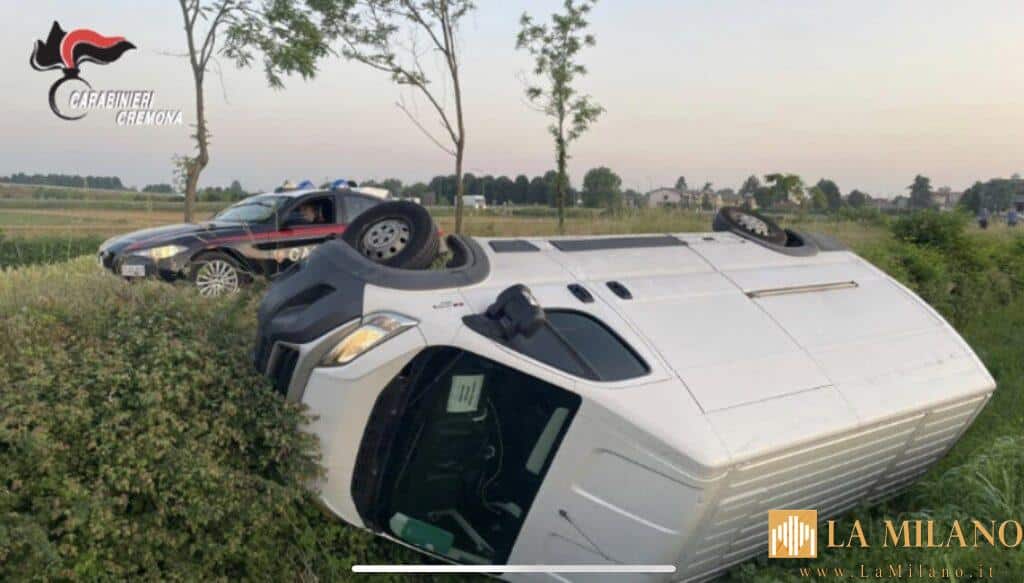 Crema, inseguimento rocambolesco tra Vaiano e Spino d’Adda