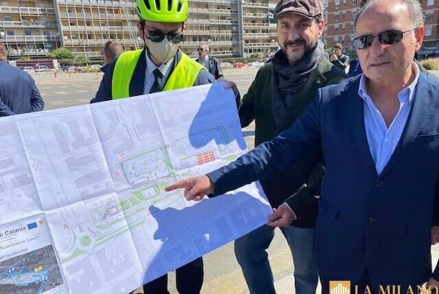 Catania, partito il cantiere in Piazzale Sanzio