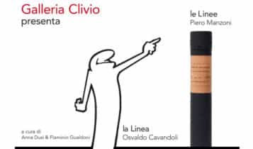 Milano, in mostra Le Linee di Piero Manzoni e la Linea Osvaldo Cavandoli