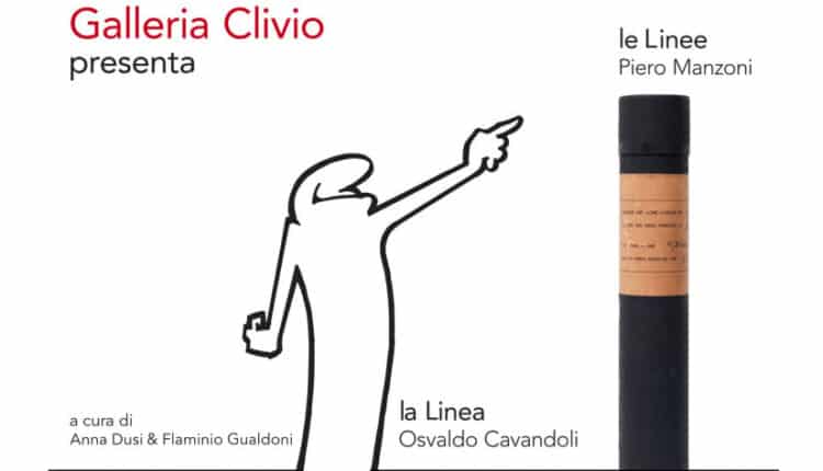 Milano, in mostra Le Linee di Piero Manzoni e la Linea Osvaldo Cavandoli
