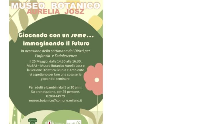 Milano, laboratori e giochi al museo botanico per l'ambiente.