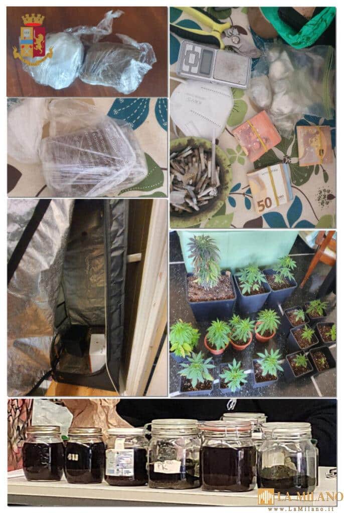 Genova, spaccia dal divano di casa: trovate eroina e hashish