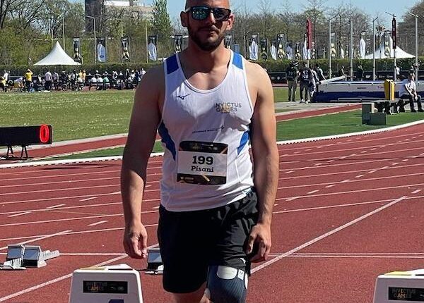 Marco Pisani corre con la protesi donata da Giusy Versace