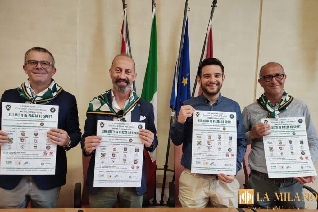 a manifestazione si svolgerà sabato 21 maggio sia in piazza San Giusto, con alle 15:30 il torneo di tennis tavolo, sia nella cornice del parco Pertini