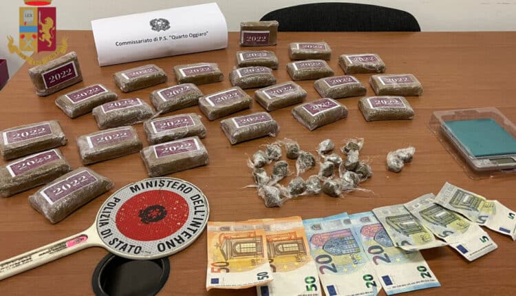 Milano, 3kg di droga in camera: arrestato un 46enne