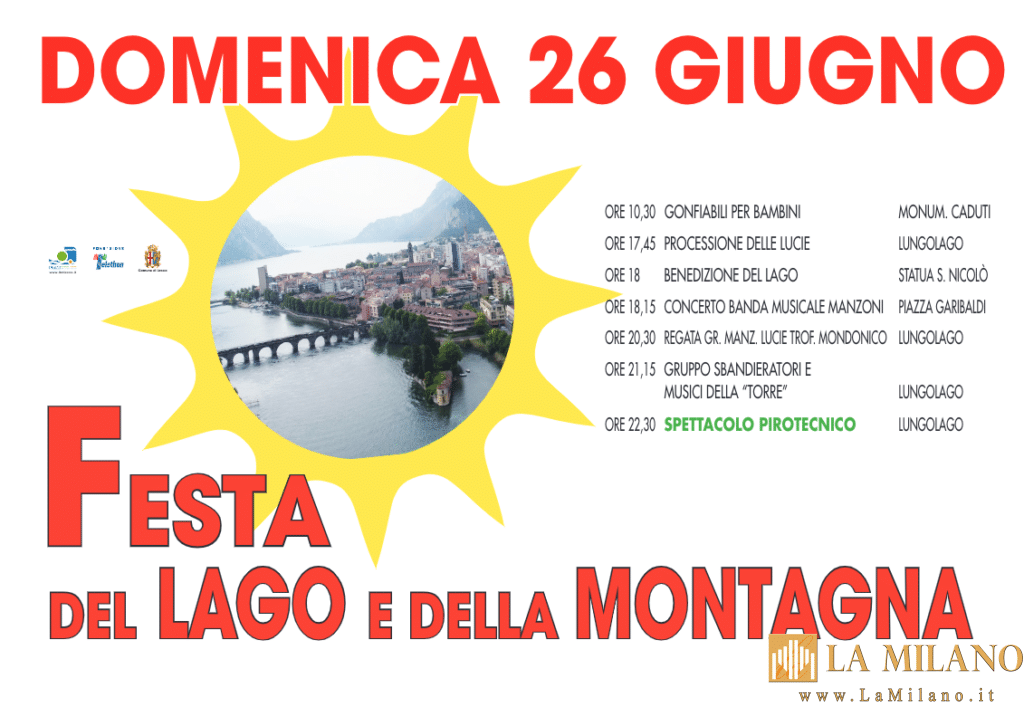 Lecco, presentata la Festa del Lago e della Montagna 2022