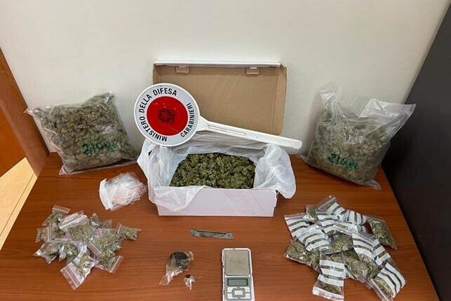 Casal di Principe, coniugi sorpresi con la droga in casa