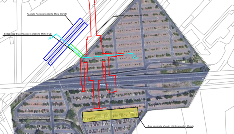Catania, progettazione hub di scambio intermodale