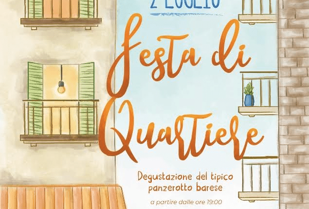 Bari, la "festa di quartiere" aperta a tutti i cittadini