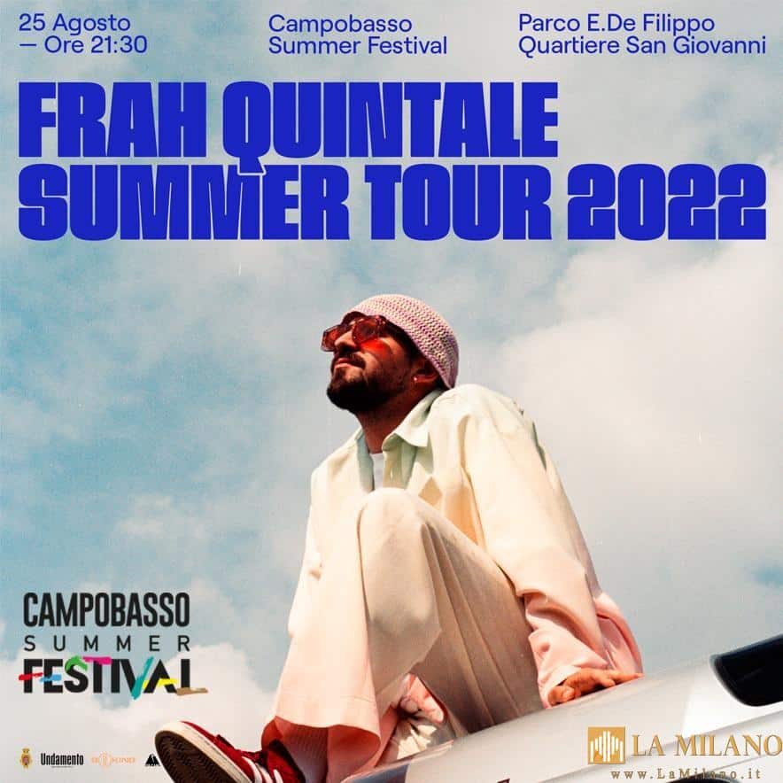 Campobasso Summer Festival, sold out per Frah Quintale