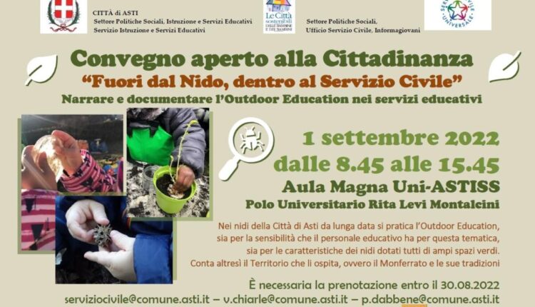 Asti, l'Outdoor Education nei servizi civili
