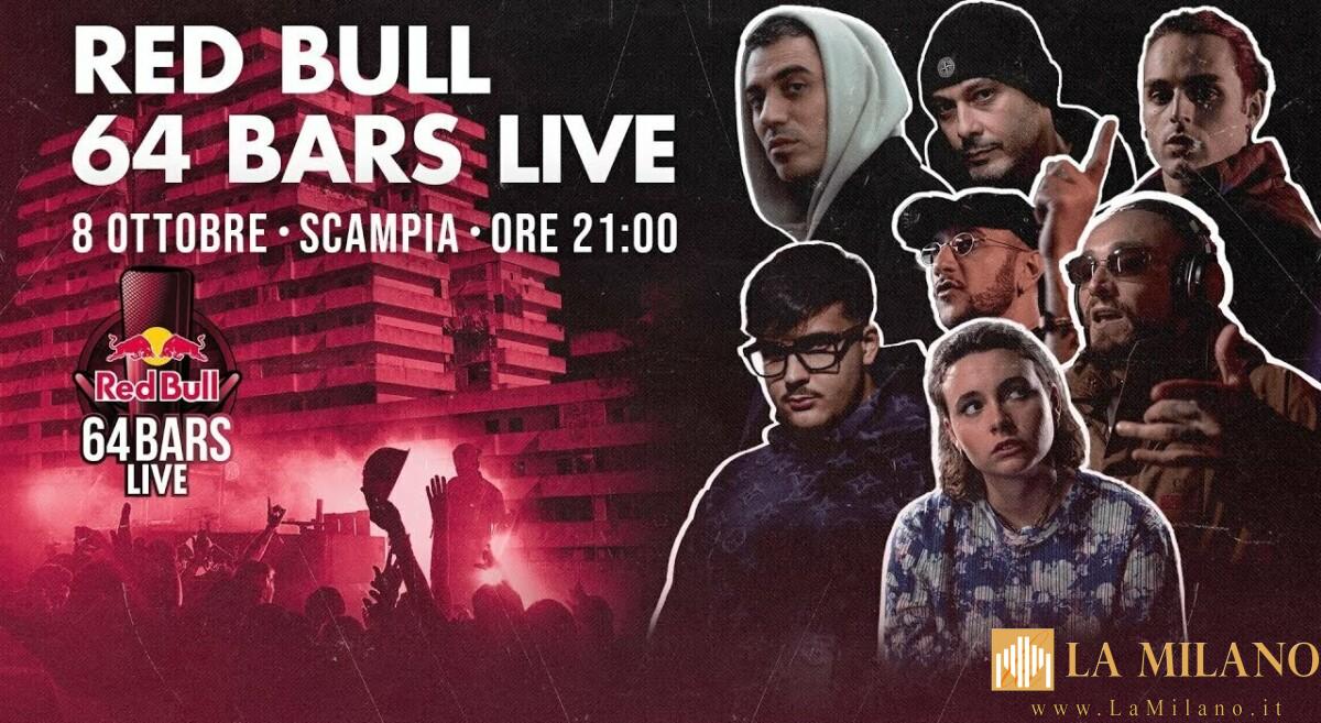 Napoli, concerto “Red Bull 64 Bars Live” a Scampia