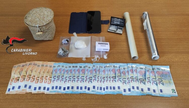 Rio (LI), cittadino italiano arrestato per detenzione di sostanze stupefacenti