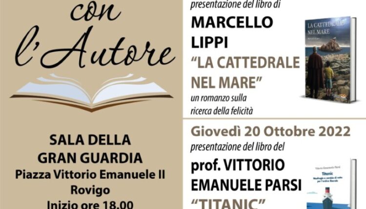 Rovigo, nuovi appuntamenti con gli autori nell’Ottobre Rodigino