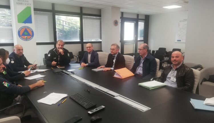 Chieti, dissesto idrogeologico: sito incontro con protezione civile regionale