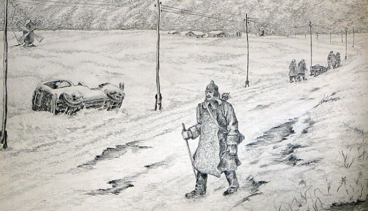 Milano, a 80 anni dalla spedizione italiana in Russia, artisti e scrittori la raccontano nella mostra “Naufraghi in un mare di neve”