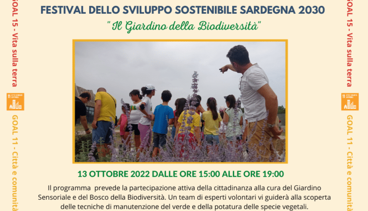 Oristano, anche lei protagonista del Festival nazionale per lo Sviluppo sostenibile