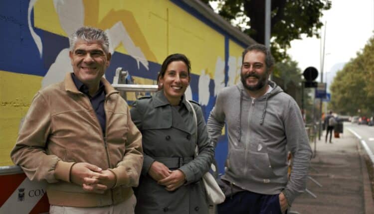 L’artista Senka Semak ha terminato il murale “Sport e Pace” che abbellisce lo stadio di calcio Briamasco