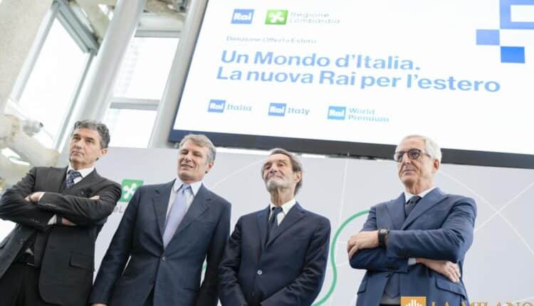 Milano, presentato a Palazzo Lombardia un nuovo canale Rai per il Made in Italy.