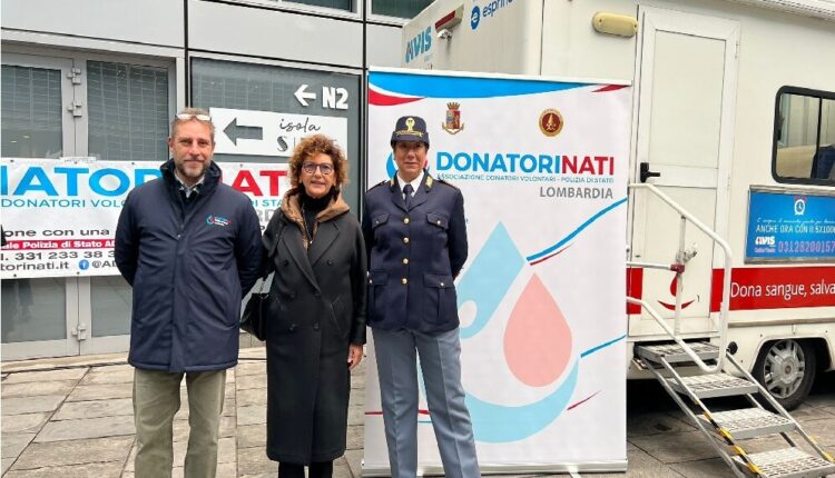 Milano, Polizia di Stato: “Dal sangue versato al sangue donato”