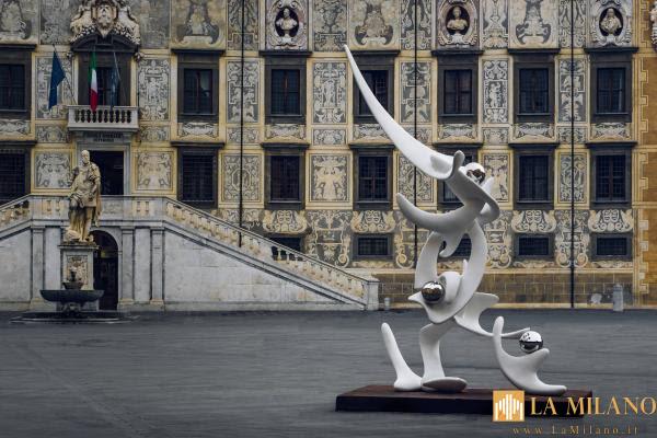Pisa, grande successo per le sculture di Gianfranco Meggiato