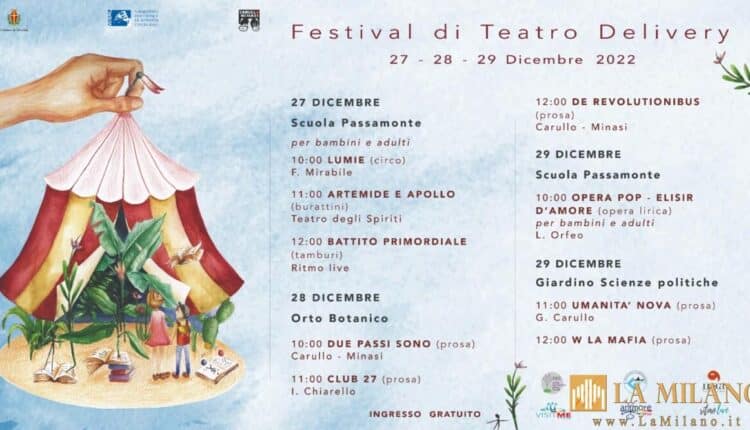 Messina, in arrivo il Festival di Teatro Delivery della compagnia Carullo - Minasi.