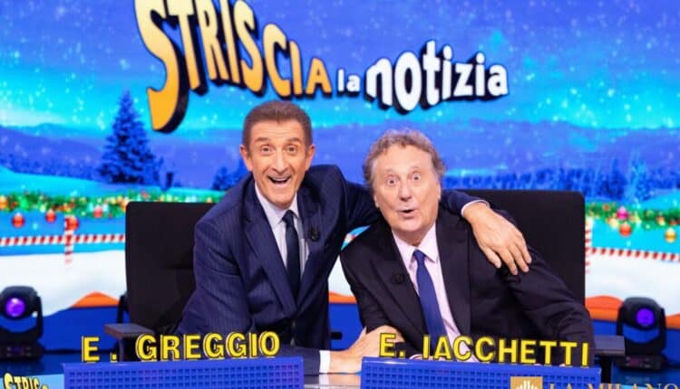 Striscia la Notizia, record di ascolti per il ritorno di Greggio e Iacchetti.