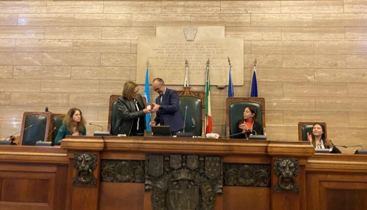 Cagliari, premiazione Medaglia d'Onore Ottone Bacaredda