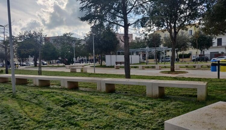 Parco Corvaglia panchine