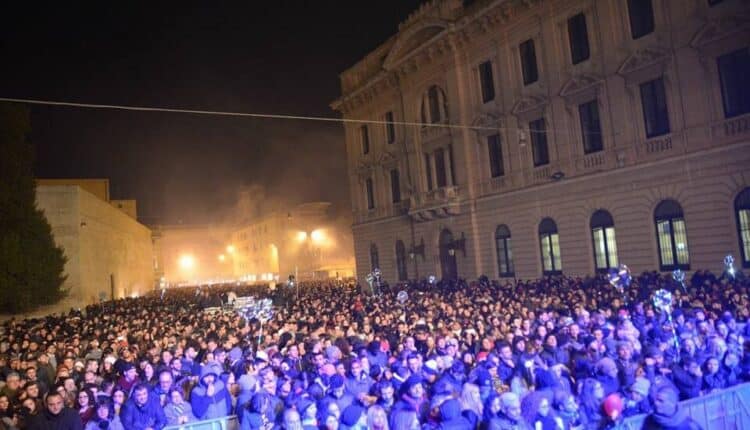 Piazza Libertini negli anni scorsi