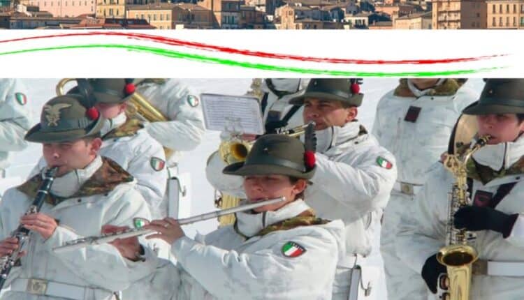 Chieti, Natale in musica con la Fanfara degli alpini al Marrucino giovedì 22 dicembre