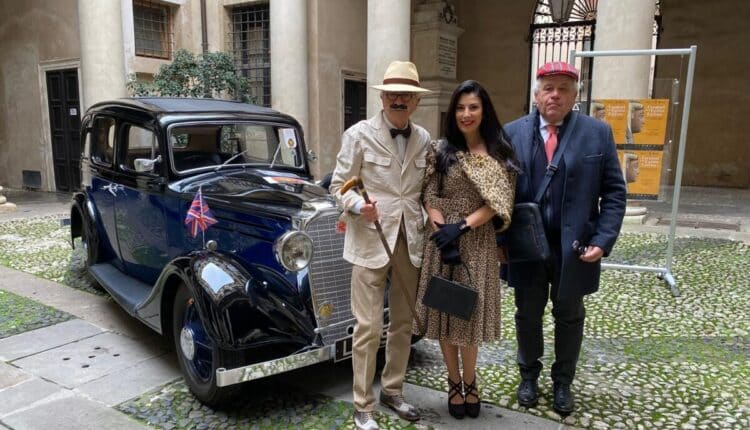 Vicenza, a Palazzo Trissino l’auto dell’ispettore Poirot.