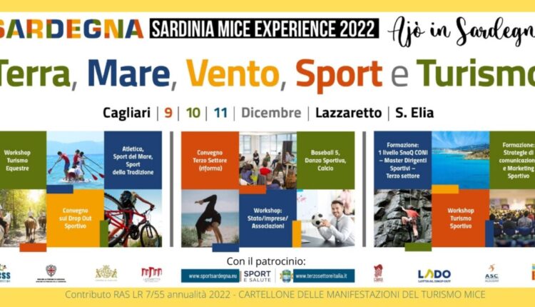 Cagliari, mercoledì 7 dicembre 2022 verrà presentata “Sardinia MICE Experience 2022”