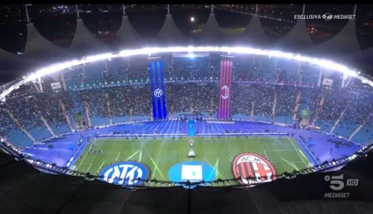 Canale 5, che trionfo con la Supercoppa