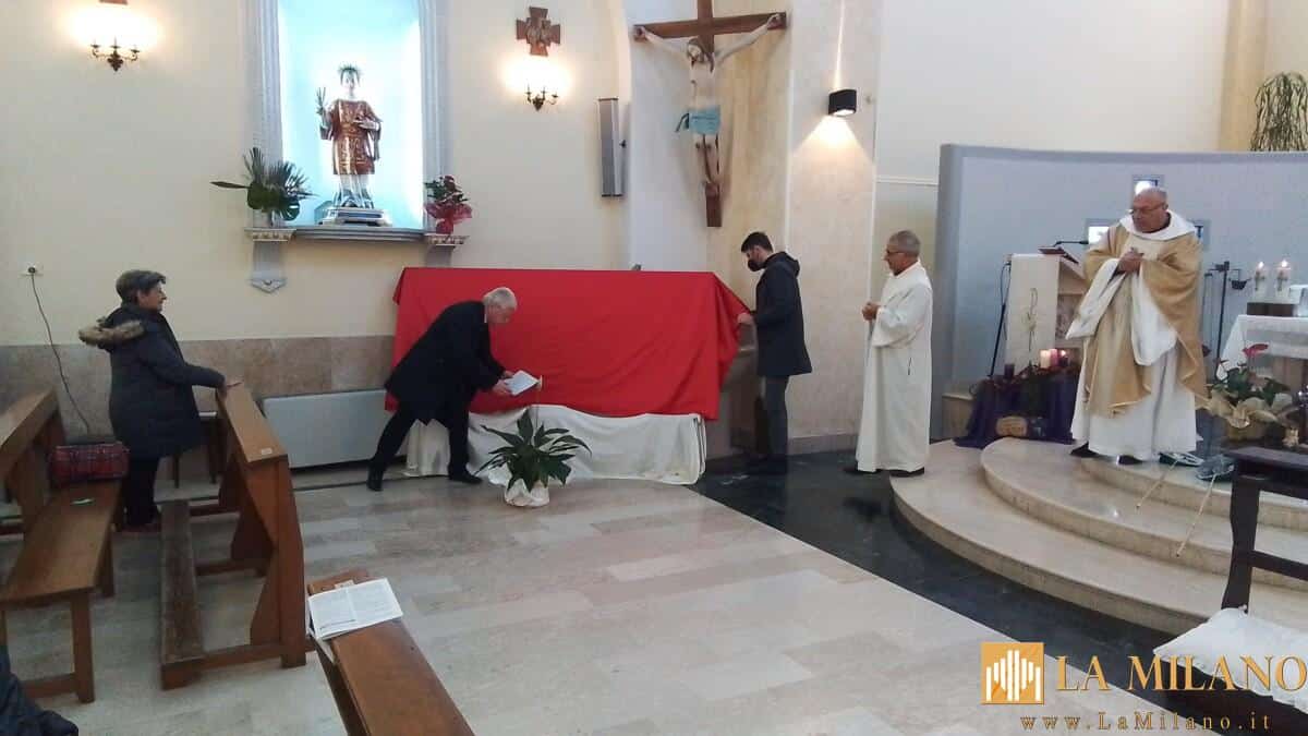 Campobasso, svelato presso la chiesa di Santa Maria di Loreto il dipinto del martirio di Santo Stefano.