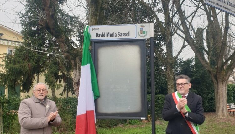 Rovigo, Il nuovo parco in Tassina ora si chiama David Sassoli