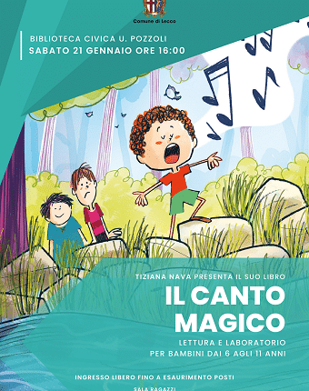Lecco, presentazione del libro “il canto magico” di Tiziana Nava