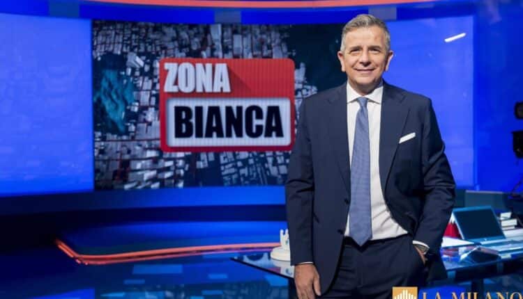 Retequattro, a “Zona Bianca” Giuseppe Brindisi intervista Matteo Renzi.