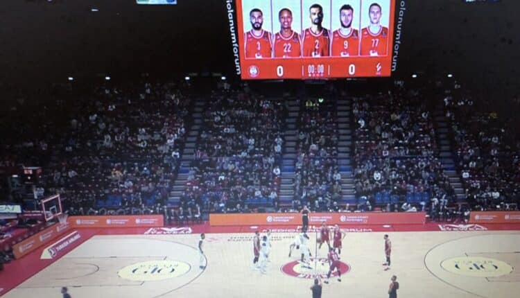 Basket, EuroLega: Olimpia Milano-Asvel Villeurbanne 73-79