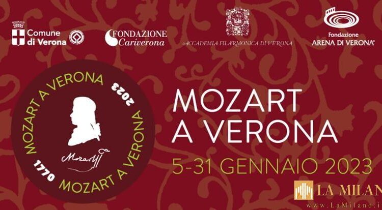 Verona, la musica di Mozart risuona in città.