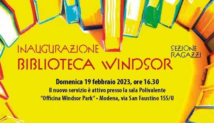 Modena, al Windsor Park nasce la Biblioteca dei ragazzi. 