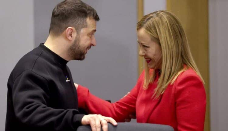 Giorgia Meloni a sostegno dell’Ucraina