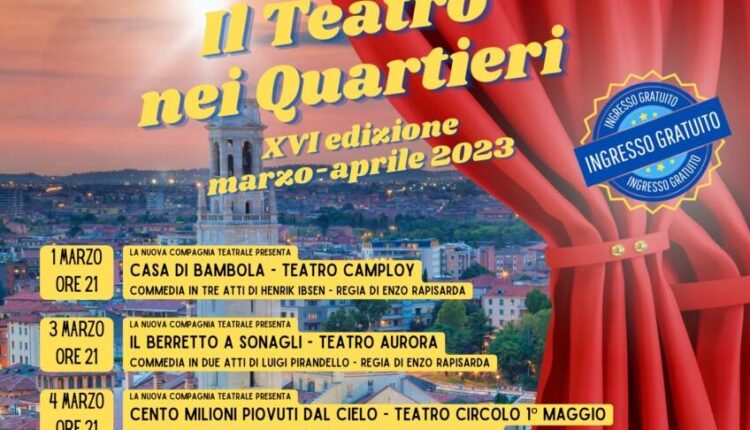 Verona: Teatro nei quartieri, otto spettacoli gratuiti per la cultura e la socialità