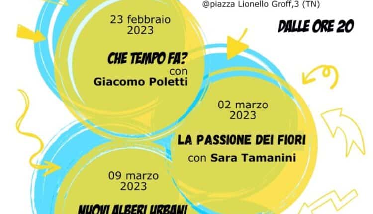 Trento, il progetto CO2_Open Park prevede “La passione dei fiori” come tema della settimana. 