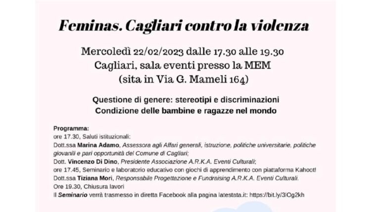 Cagliari: “Questione di genere: stereotipi e discriminazioni. Condizione delle bambine e ragazze nel mondo” alla MEM