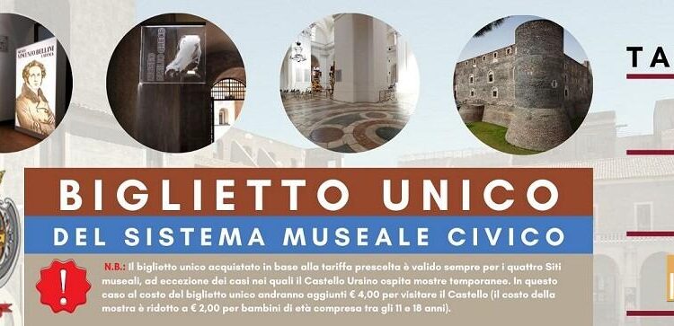 Catania: un biglietto unico per i siti museali del Comune