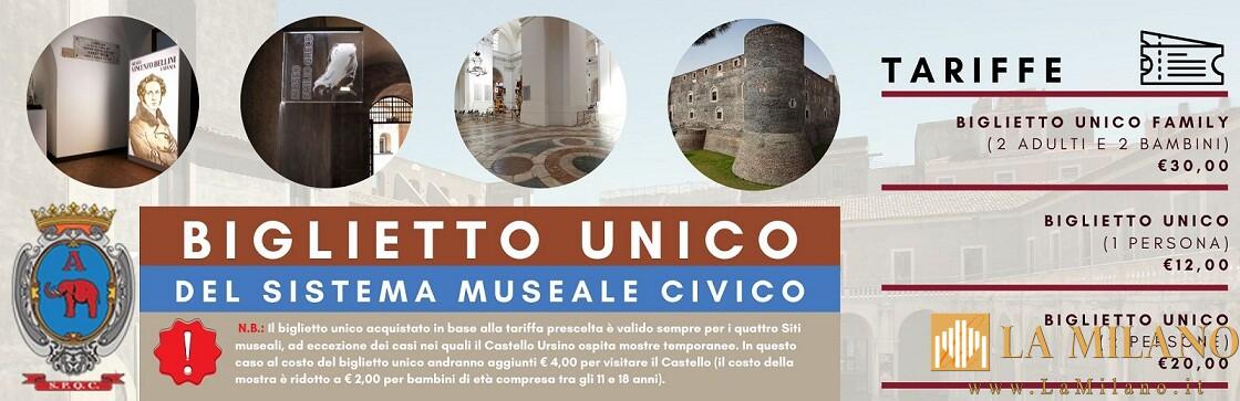 Catania: un biglietto unico per i siti museali del Comune