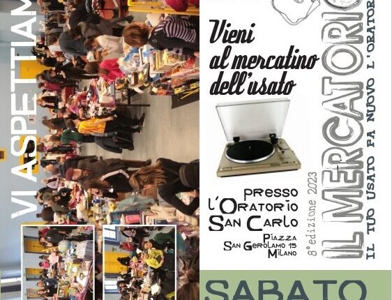 Milano, torna il "Mercatorio" sabato 11 marzo dalle 14.30 alle 18.30