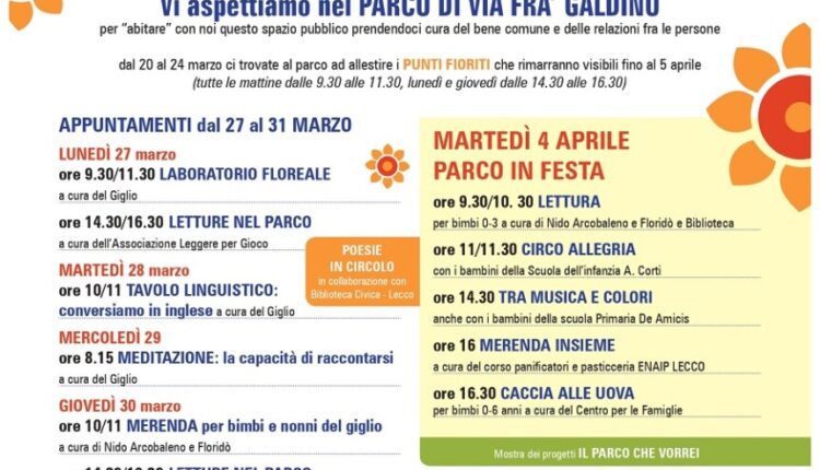 Lecco: Pescarenico in fiore, al via i festeggiamenti. 