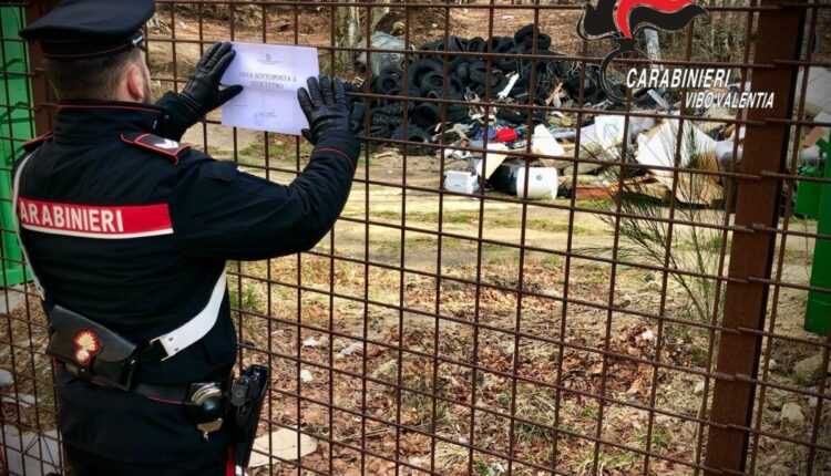 Vibo Valentia, i Carabinieri sequestrano due isole ecologiche a Nardodipace e Cassari